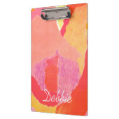 Jouw naam toevoegen | Roos van kool IV Klembord (Links)