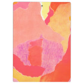 Jouw naam toevoegen | Roos van kool IV Klembord (Achterkant)