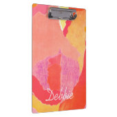 Jouw naam toevoegen | Roos van kool IV Klembord (Rechts)