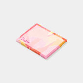Jouw naam toevoegen | Roos van kool IV Post-it® Notes (Schuin)