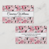 Jouw naam toevoegen | Roze natuurproducten Visitekaartje (Voorkant / Achterkant)