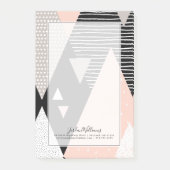 Jouw naam toevoegen | Scandi Mountain Peak Design Post-it® Notes (Voorkant)