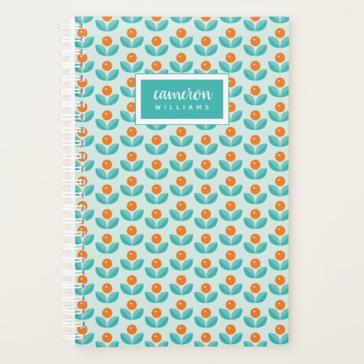 Jouw naam toevoegen | Scandinavisch Geometrisch Si Planner (Voorkant)