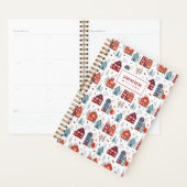Jouw naam toevoegen | Scandinavisch huis Folk Art Planner (Display)