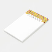 Jouw naam toevoegen | Scandinavische stijl Geometr Post-it® Notes (Schuin)