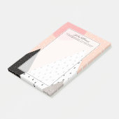 Jouw naam toevoegen | Scandinavische stijlbergtop Post-it® Notes (Schuin)