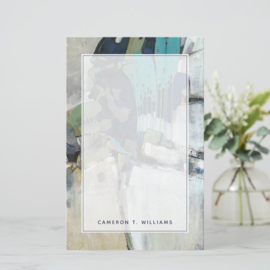 Jouw naam toevoegen | Scheiding Briefpapier (Staand voorkant)