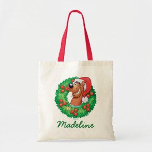 Jouw naam toevoegen Scooby in Wreath Tote Bag