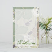 Jouw naam toevoegen | Serene Pastels II Briefpapier (Staand voorkant)