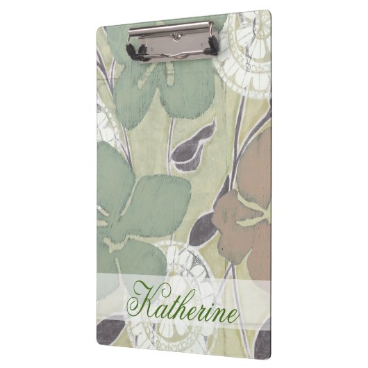 Jouw naam toevoegen | Serene Pastels II Klembord (Links)