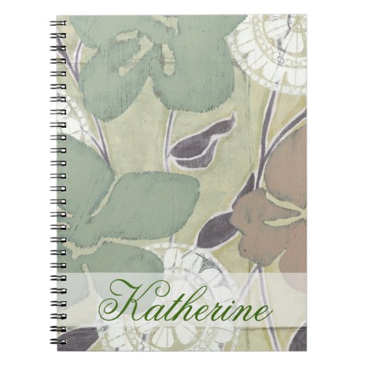 Jouw naam toevoegen | Serene Pastels II Notitieboek (Voorkant)