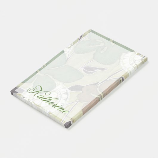 Jouw naam toevoegen | Serene Pastels II Post-it® Notes (Schuin)