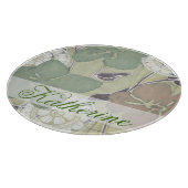 Jouw naam toevoegen | Serene Pastels II Snijplank (Hoek)