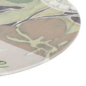 Jouw naam toevoegen | Serene Pastels II Snijplank (Hoek)