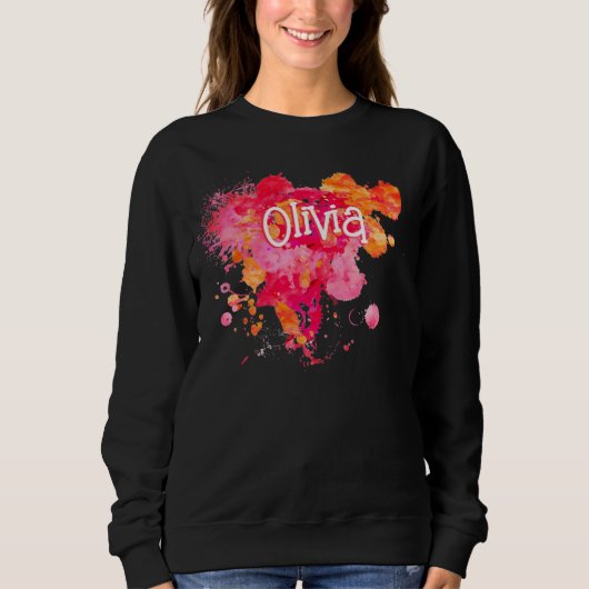 Jouw naam toevoegen - Shirt Sweat (Voorkant)