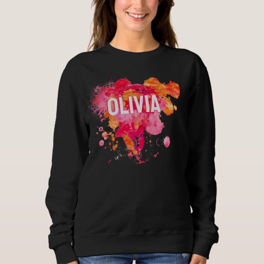 Jouw naam toevoegen - Shirt Sweat (Voorkant)