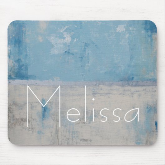 Jouw naam toevoegen | Silver Aura Muismat (Voorkant)