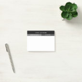 Jouw naam toevoegen Simple Grey Post-it® Notes (Kantoor)