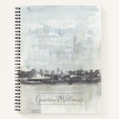 Jouw naam toevoegen | Sky Horizon - Neutrale kleur Notitieboek (Voorkant)