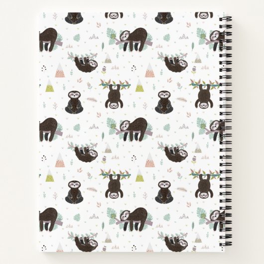 Jouw naam toevoegen | Slaapvrij Slaappatroon Notitieboek (Achterkant)