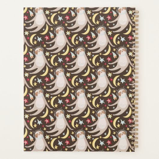 Jouw naam toevoegen | Sleuf Astronaut Pattern Planner (Achterkant)