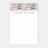 Jouw naam toevoegen | Sleuf Comic Pattern Post-it® Notes (Voorkant)