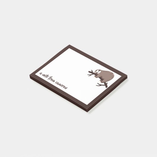 Jouw naam toevoegen | Sleufmodus Post-it® Notes (Schuin)