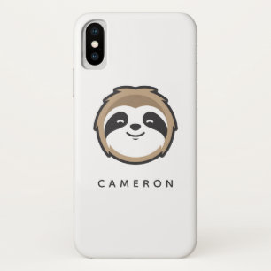 Jouw naam toevoegen   Sloth Mascot Case-Mate iPhone Case
