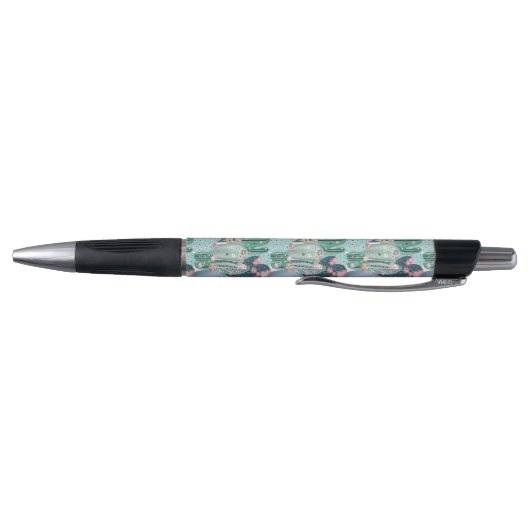 Jouw naam toevoegen | Soft Patel Cactus Pattern Pen (Bodem)
