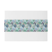 Jouw naam toevoegen | Soft Patel Cactus Pattern Uitnodigingen Wikkel (Achterkant Voorbeeld)