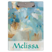 Jouw naam toevoegen | Sparkle Beach Klembord (Voorkant)