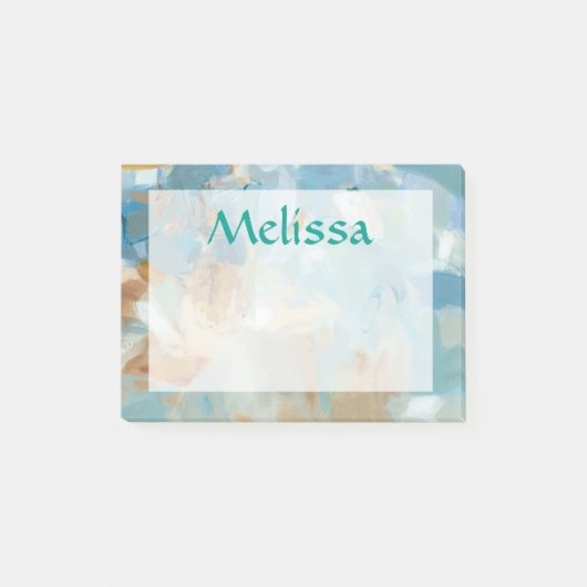 Jouw naam toevoegen | Sparkle Beach Post-it® Notes (Voorkant)