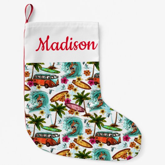 Jouw naam toevoegen | Stad Surf Kleine Kerstsok (Voorkant)