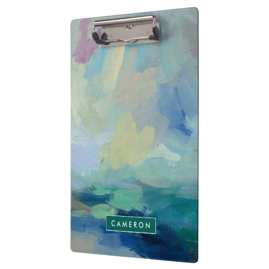 Jouw naam toevoegen | Storm I Abstract afdrukken Klembord (Links)