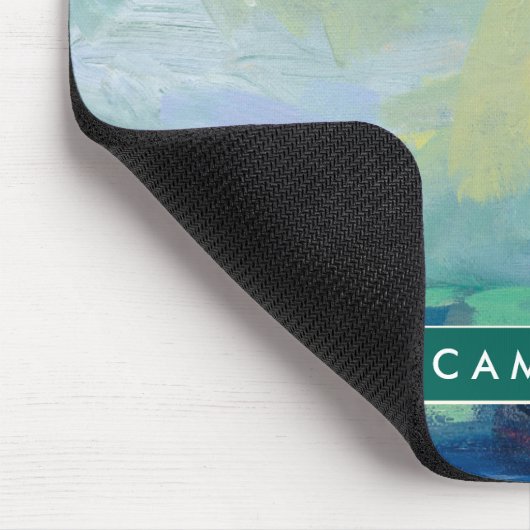 Jouw naam toevoegen | Storm I Abstract afdrukken Muismat (Hoek)