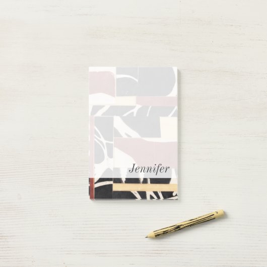 Jouw naam toevoegen | Stukken en delen II Post-it® Notes (Op bureau)