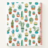 Jouw naam toevoegen | Succulent Patroon Notitieboek (Achterkant)