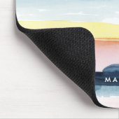 Jouw naam toevoegen | Sunset Stream I Muismat (Hoek)