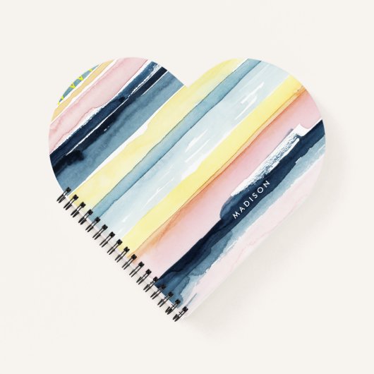 Jouw naam toevoegen | Sunset Stream I Notitieboek (Voorkant)