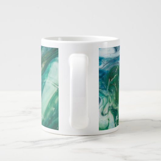 Jouw naam toevoegen | Tidal Sweep II Grote Koffiekop (Achterkant)