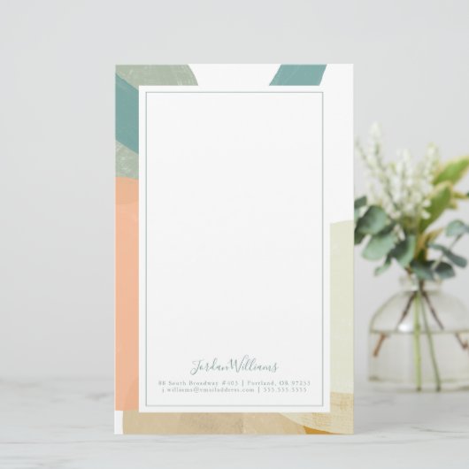 Jouw naam toevoegen | Trombocyten Briefpapier (Staand voorkant)