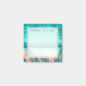 Jouw naam toevoegen | Tropisch strand Post-it® Notes (Voorkant)