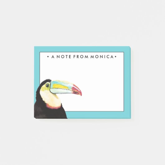 Jouw naam toevoegen | Tropische draak Post-it® Notes (Voorkant)