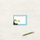 Jouw naam toevoegen | Tropische draak Post-it® Notes (Op bureau)