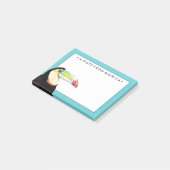 Jouw naam toevoegen | Tropische draak Post-it® Notes (Schuin)