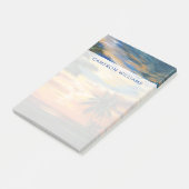 Jouw naam toevoegen | Tropische zonneschijn Post-it® Notes (Schuin)