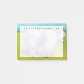 Jouw naam toevoegen | Twee schapen in het veld Post-it® Notes (Voorkant)