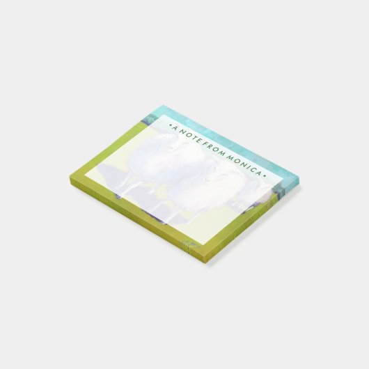 Jouw naam toevoegen | Twee schapen in het veld Post-it® Notes (Schuin)
