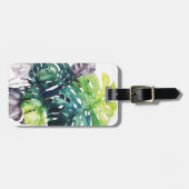 Jouw naam toevoegen | Twilight-palmen - gespleten  Bagagelabel (Voorkant horizontaal)