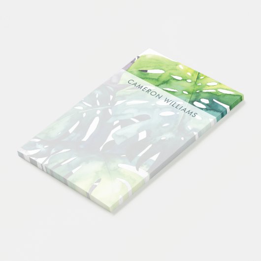 Jouw naam toevoegen | Twilight-palmen - gespleten Post-it® Notes (Schuin)